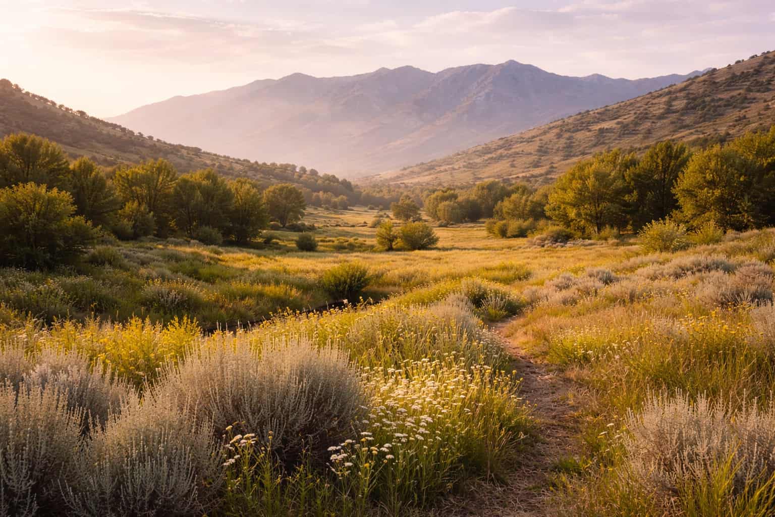 Idaho meadow landscape